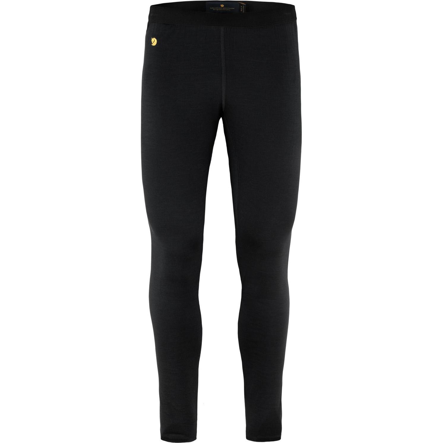 Fjällräven, Herren, Funktionsunterhose, Bergtagen Thinwool LongJohns (L), Schwarz, L