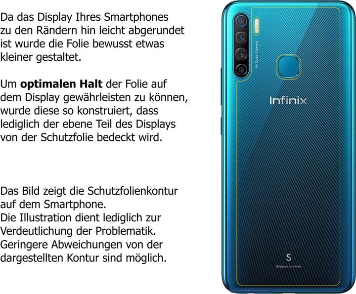 Actual product image Dipos Screen Protector Anti-Shock (2 pcs., Infinix S5 lite)