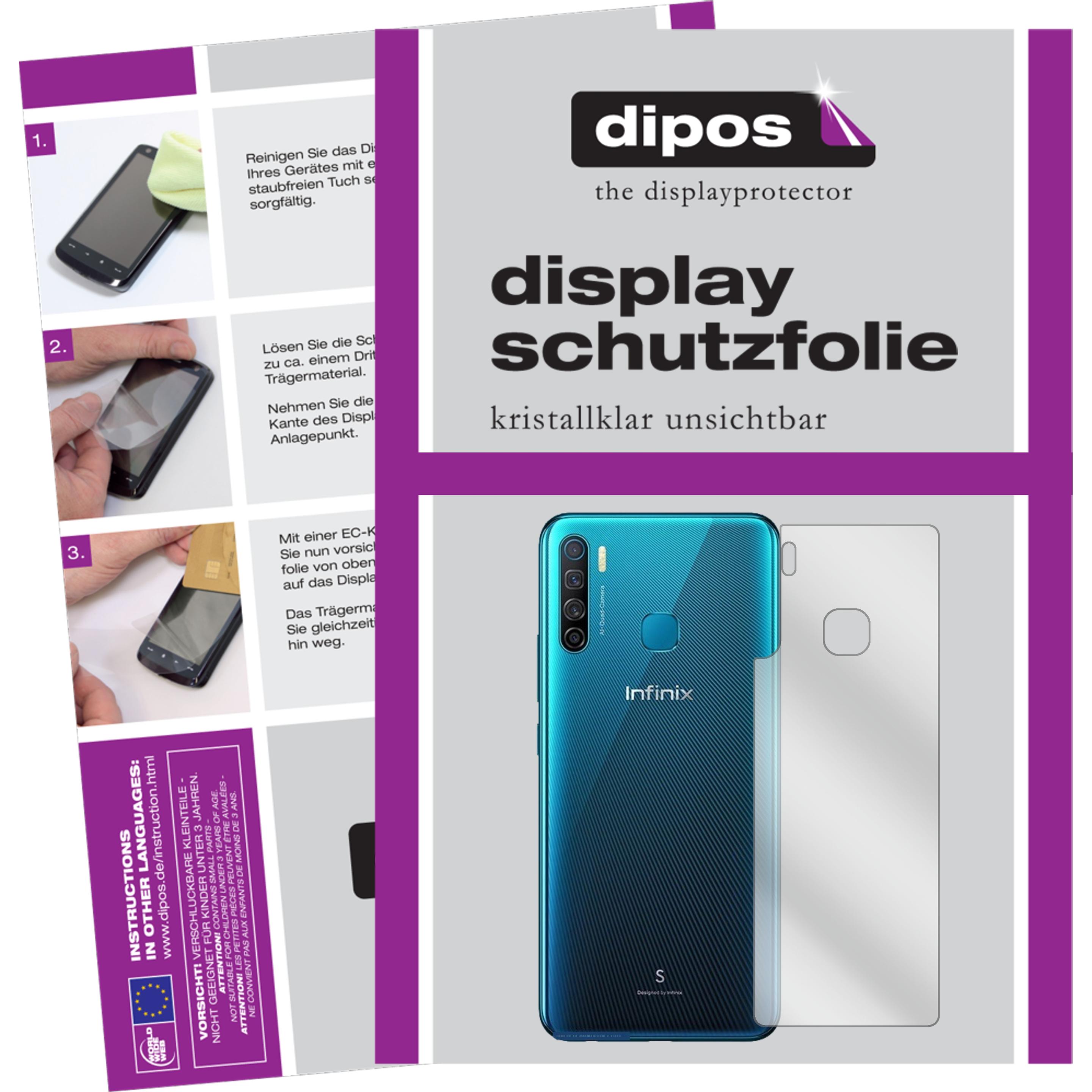 Thumbnail - Dipos Displayschutzfolie Crystalclear (6 Stück, Infinix S5 lite), Smartphone Schutzfolie, Transparent