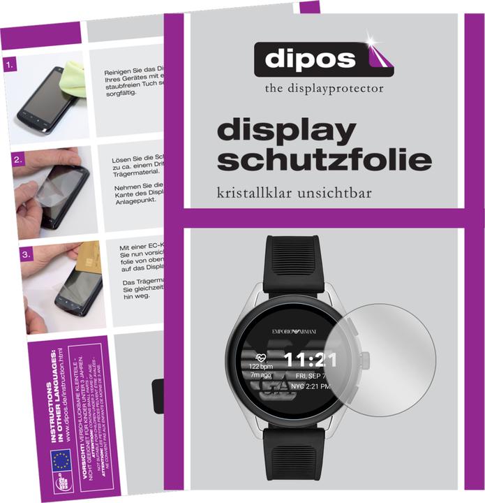 Image du produit Dipos Film de Protection d’écran Crystalclear (Smartwatch 3)