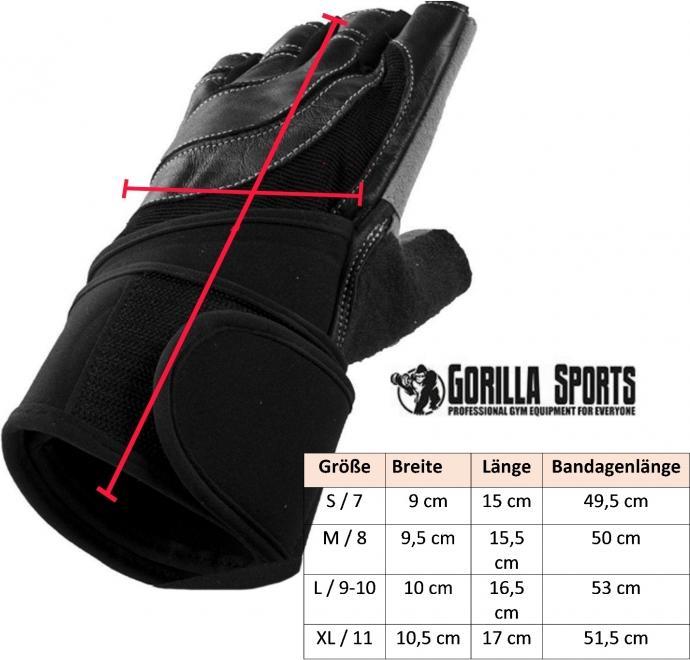 Produktbild Gorilla Sports Trainingshandschuhe (S)