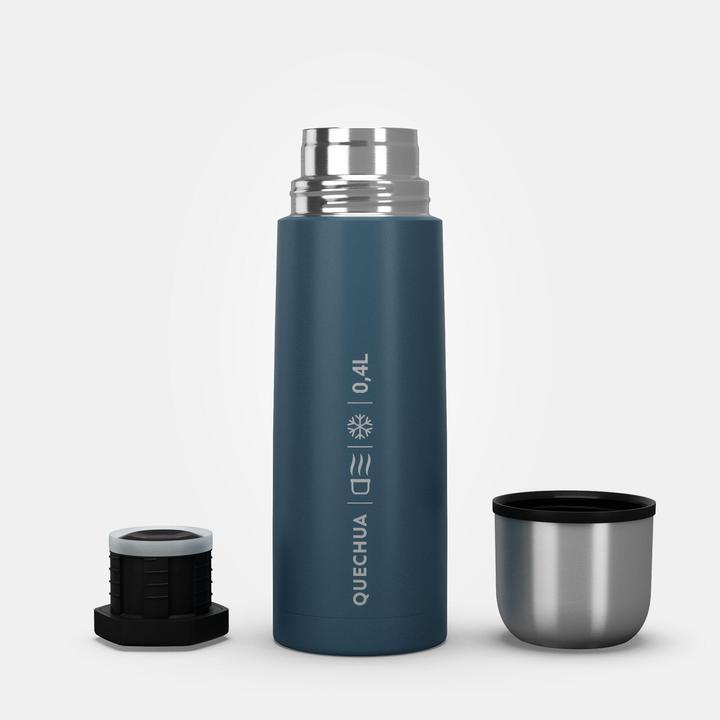 Immagine prodotto Quechua Fiaschetta sottovuoto in acciaio inox con bicchiere (0.40 l)