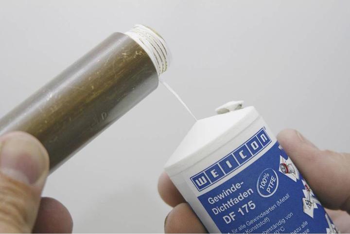 Actual product image Weicon DF 175 Thread sealing thread Colour (0.10 kg, White, 175 ml)