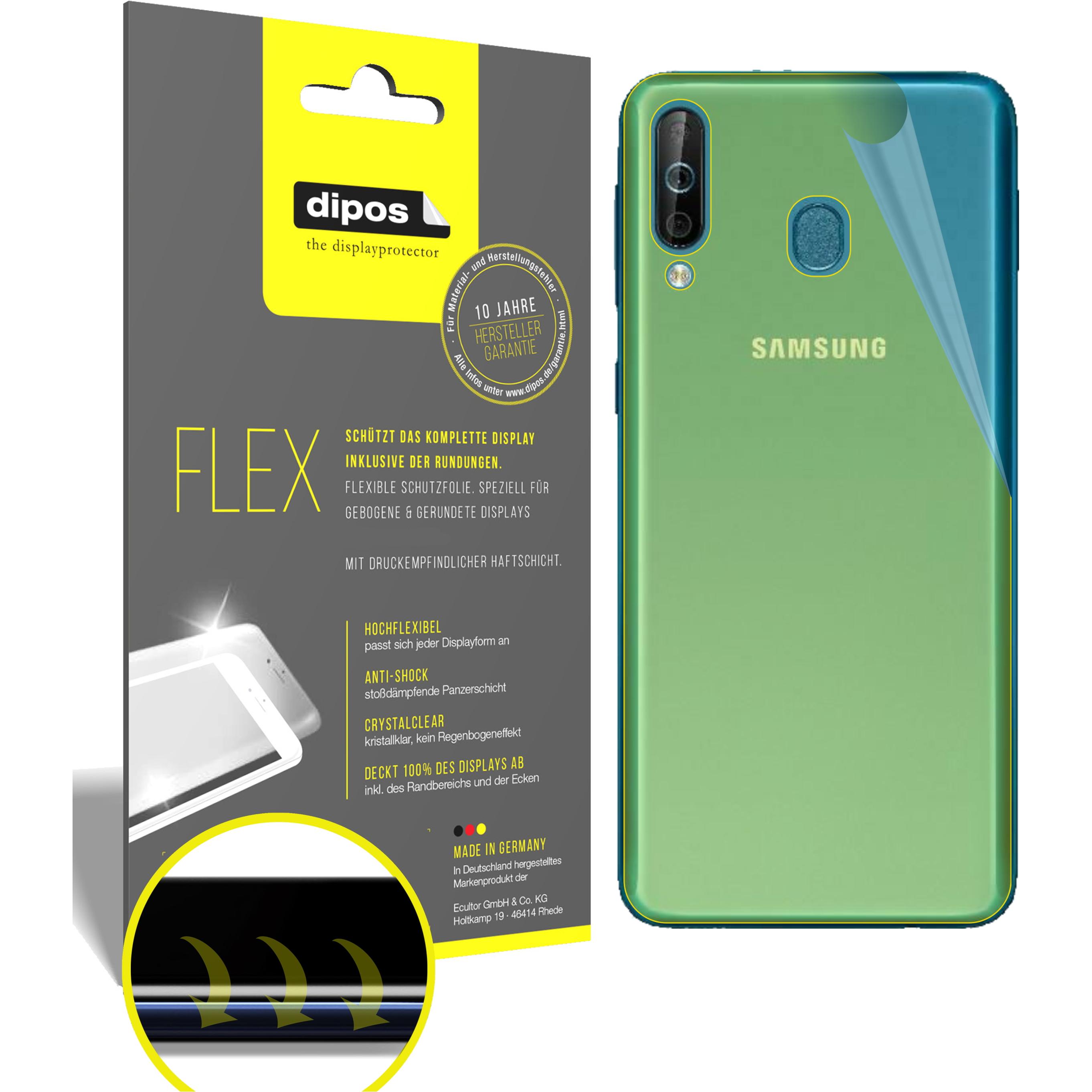 Dipos Displayschutzfolie Full-Cover 3D (3 Stück, Samsung Galaxy A40s), Smartphone Schutzfolie, Transparent