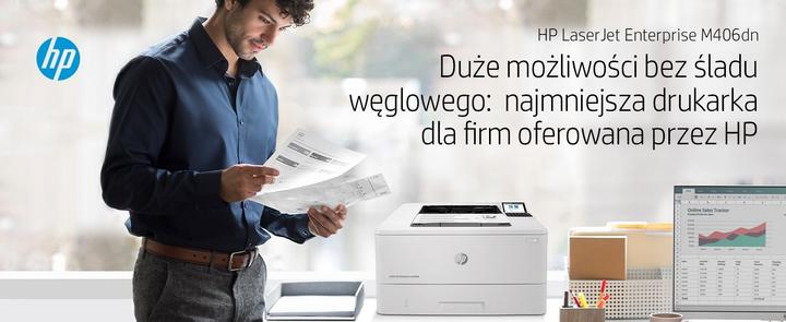 Produktbild HP LaserJet Enterprise M406dn (Laser, Schwarz-Weiss)