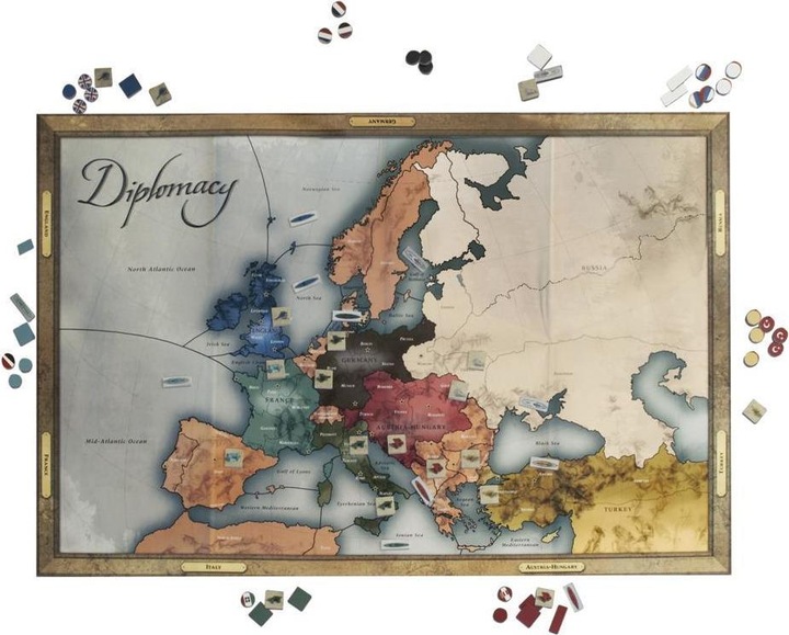 Actual product image Hasbro Gaming Avalon Hill Diplomacy (English)