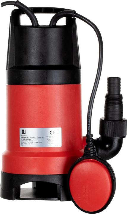 Produktbild Haushalt PUMP SUBMERSIBLE ELL-DRAIN 750 750W