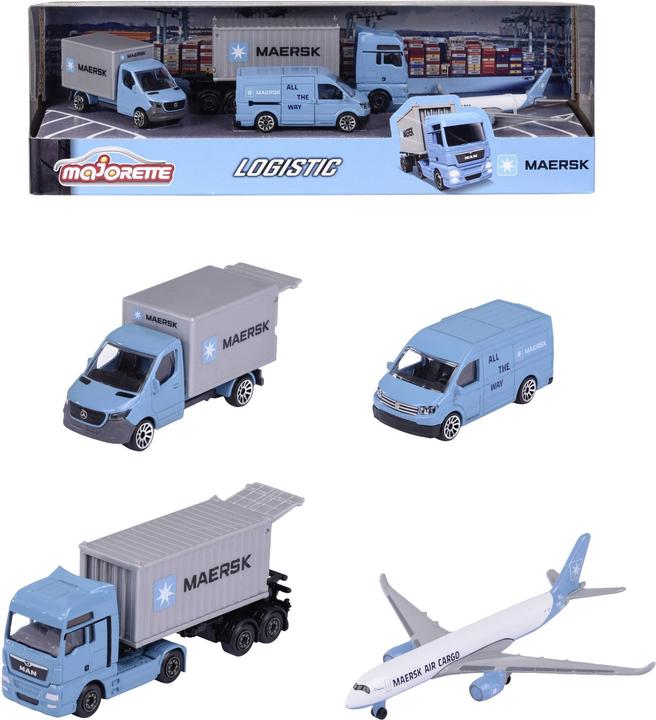Produktbild Majorette MAERSK 4 Pieces Giftpack