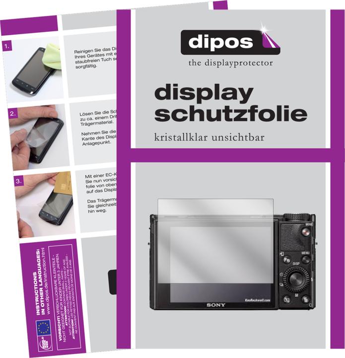 Produktbild Dipos Displayschutzfolie Crystalclear (Displayschutz, RX100 VII)