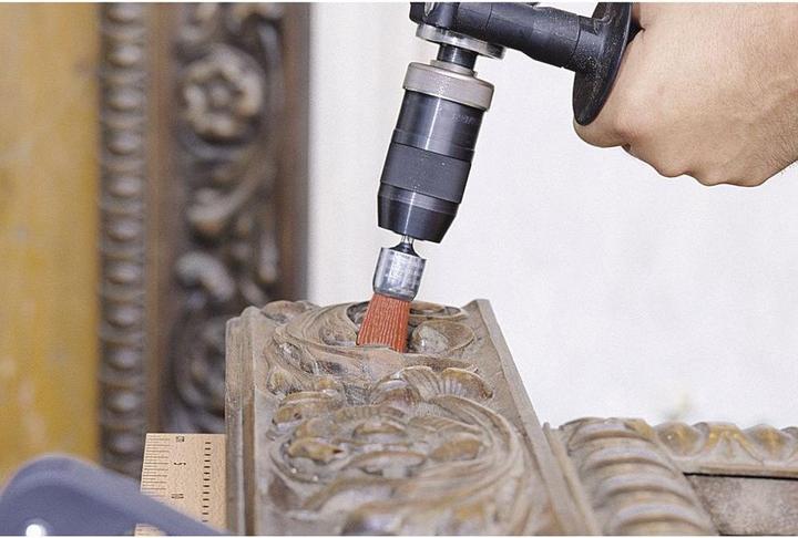 Produktbild wolfcraft 1 Nylondraht-Pinselb. aggr. S=6-kt ø25mm (80)