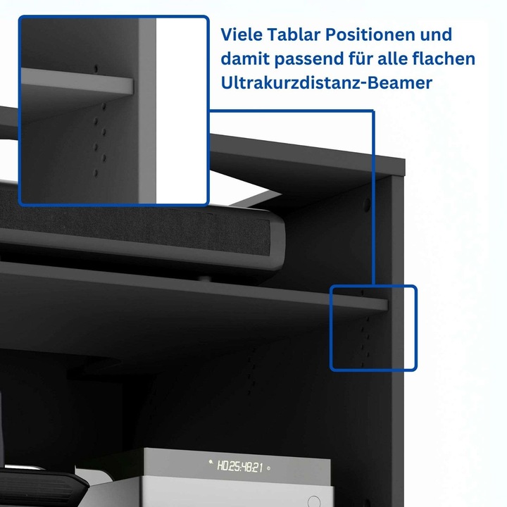 Produktbild Tusto Ultrakurzdistanz Beamer (66 x 66 x 25 cm)