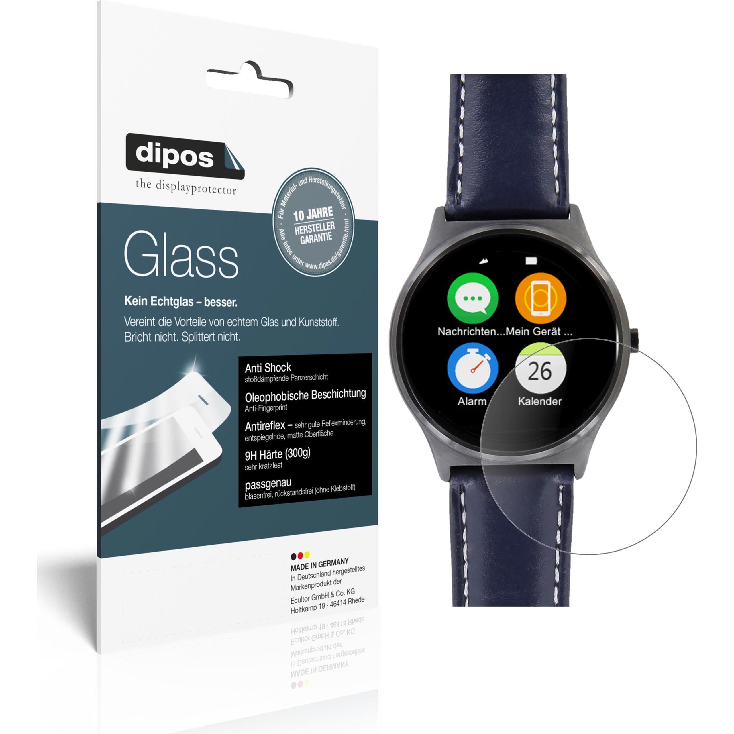 Dipos Displayschutz Anti-Shock, Smartwatch Schutzfolie, Transparent