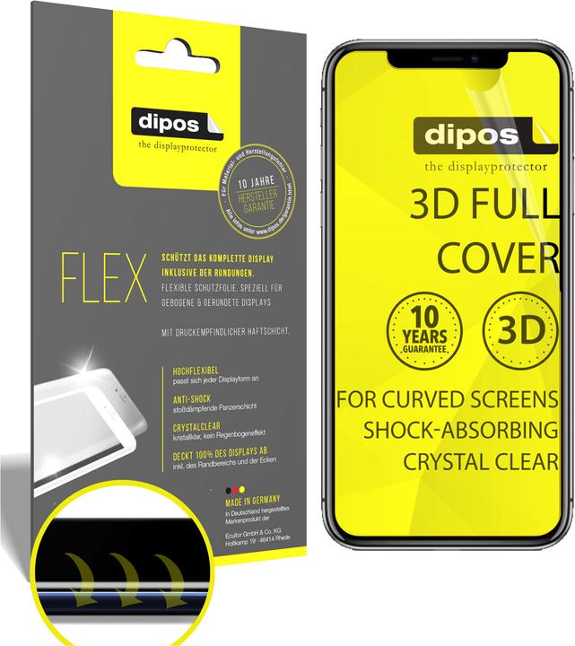 Image du produit Dipos Film de Protection d’écran Full-Cover 3D (2 pcs, Apple iPhone 11 Pro Max)