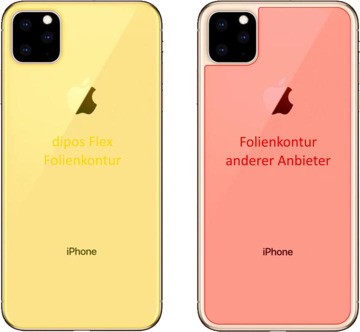 Image du produit Dipos Film de Protection d’écran Full-Cover 3D (2 pcs, Apple iPhone 11 Pro Max)