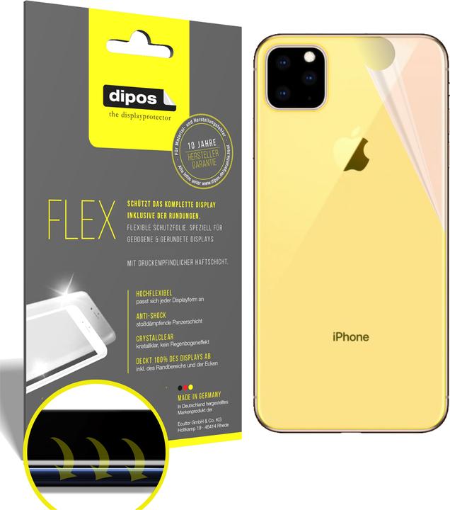 Image du produit Dipos Film de Protection d’écran Full-Cover 3D (2 pcs, Apple iPhone 11 Pro Max)