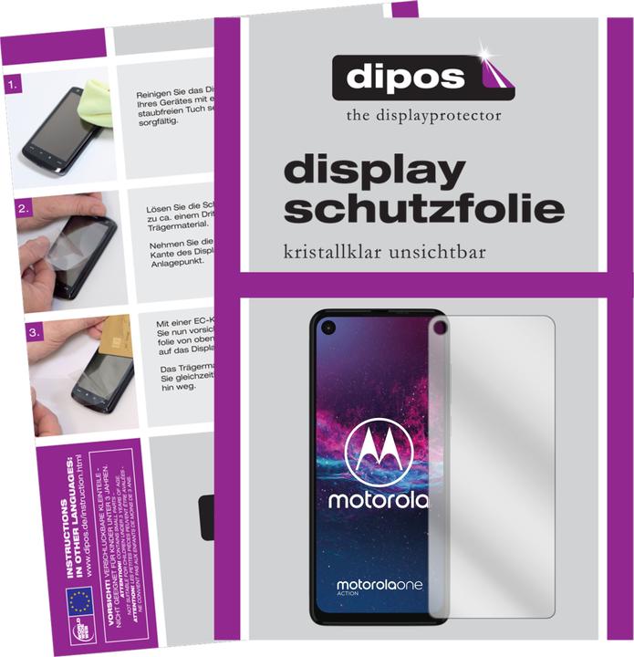 Produktbild Dipos Displayschutzfolie Crystalclear (6 Stück, Motorola One Action)