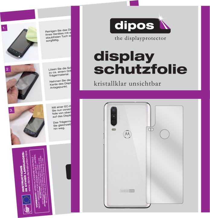 6x Pellicola per Motorola One Action posteriore Protettiva Protezione Schermo