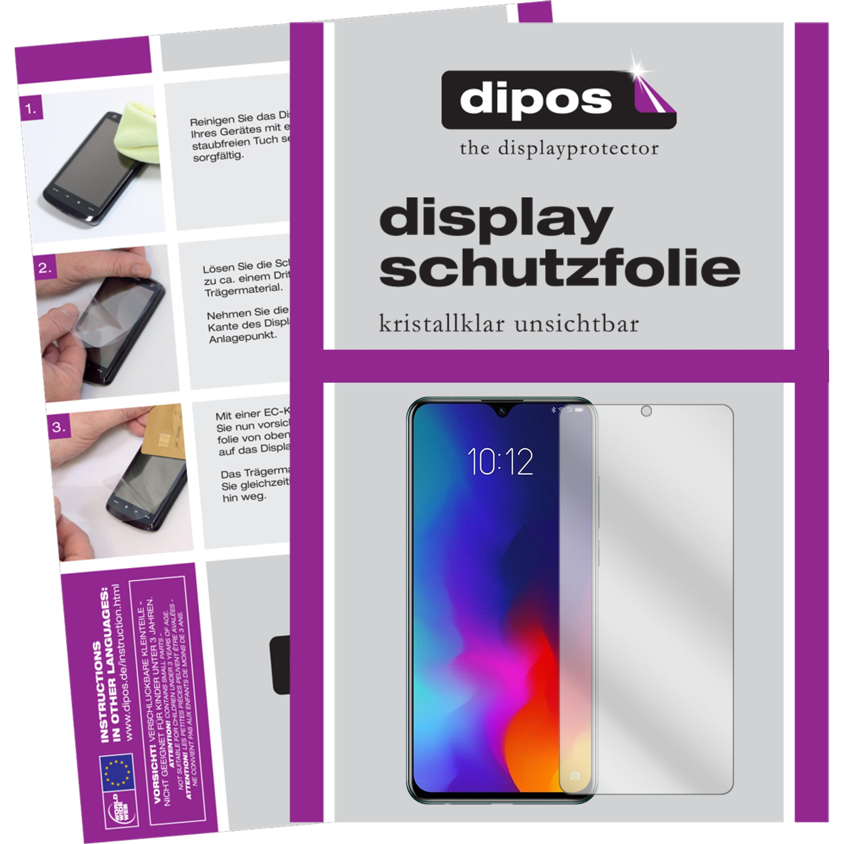 Dipos Displayschutzfolie Crystalclear (1 Stück, Lenovo Z6 Lite), Smartphone Schutzfolie, Transparent