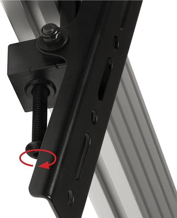 Actual product image b-tech BT8390-VESA400T - Flat Panel Display Mounting Arm - Black - 70 kg - Rail - 177.8 (Table)