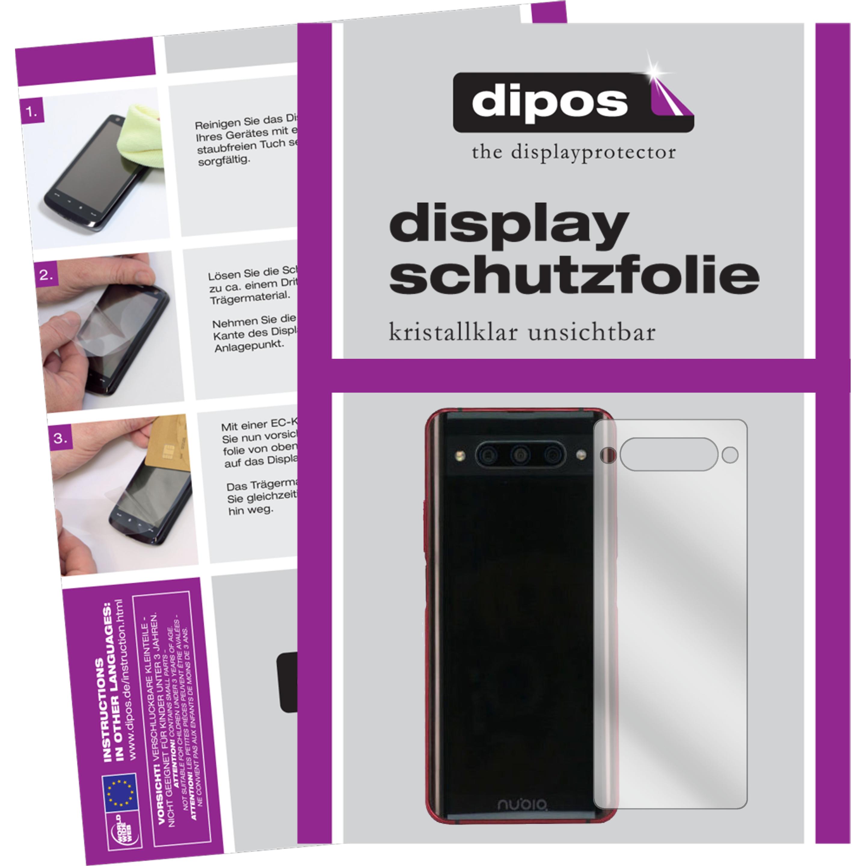 Dipos Displayschutzfolie Crystalclear (5 Stück, ZTE Nubia Z20), Smartphone Schutzfolie, Transparent