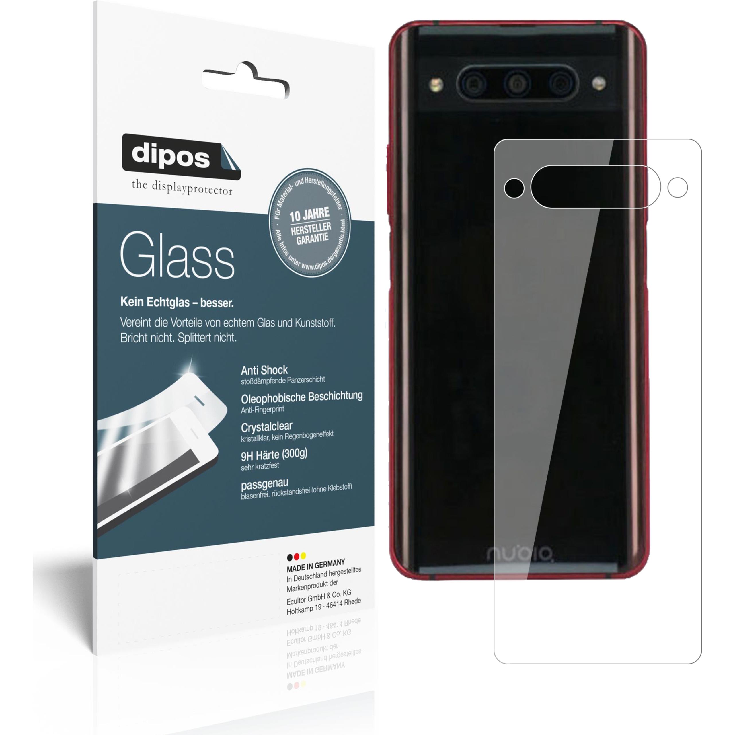 Dipos Displayschutz Anti-Shock (1 Stück, ZTE Nubia Z20), Smartphone Schutzfolie, Transparent