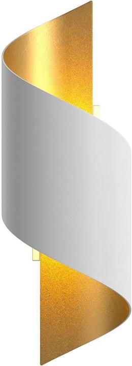 Actual product image Lindby Metal LED wall lamp Desirio, white-gold (330 lm, G9)