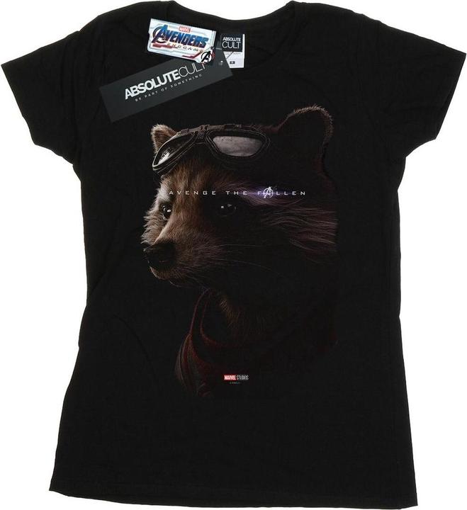 Immagine prodotto Maglietta donna/donna Avengers Endgame Avenge The Fallen Rocket in cotone (S)