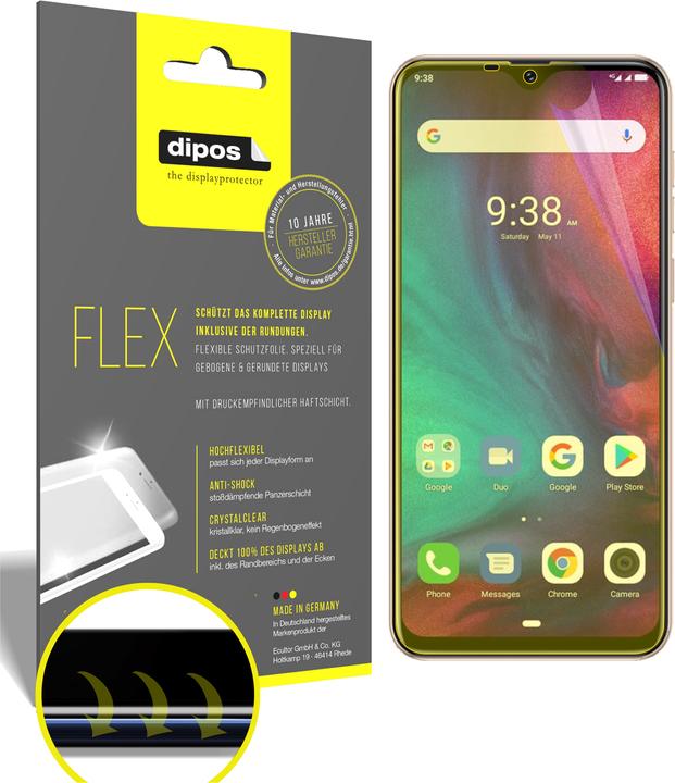 Immagine prodotto Dipos Pellicola Protettiva Full-Cover 3D (2 pz., Ulefone Nota 7P)
