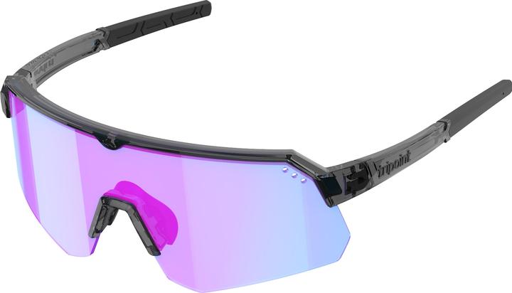 Shiny transparent noir-violet