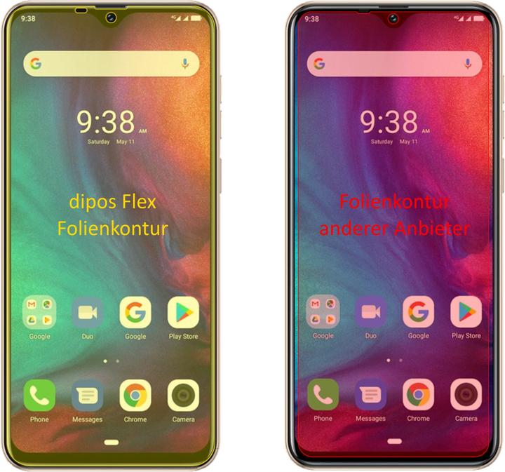 Immagine prodotto Dipos Pellicola Protettiva Full-Cover 3D (2 pz., Ulefone Nota 7P)