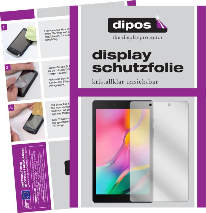 Produktbild Dipos Displayschutzfolie Crystalclear (2 Stück, Galaxy Tab A 8.0 (2019))
