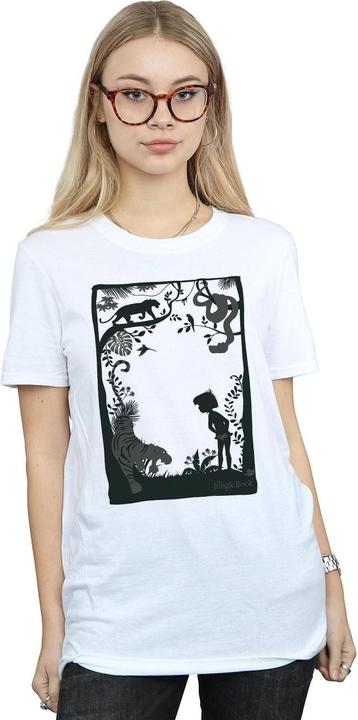 Immagine prodotto Disney The Jungle Book Silhouette Poster Maglietta Ampia Donna (XL)