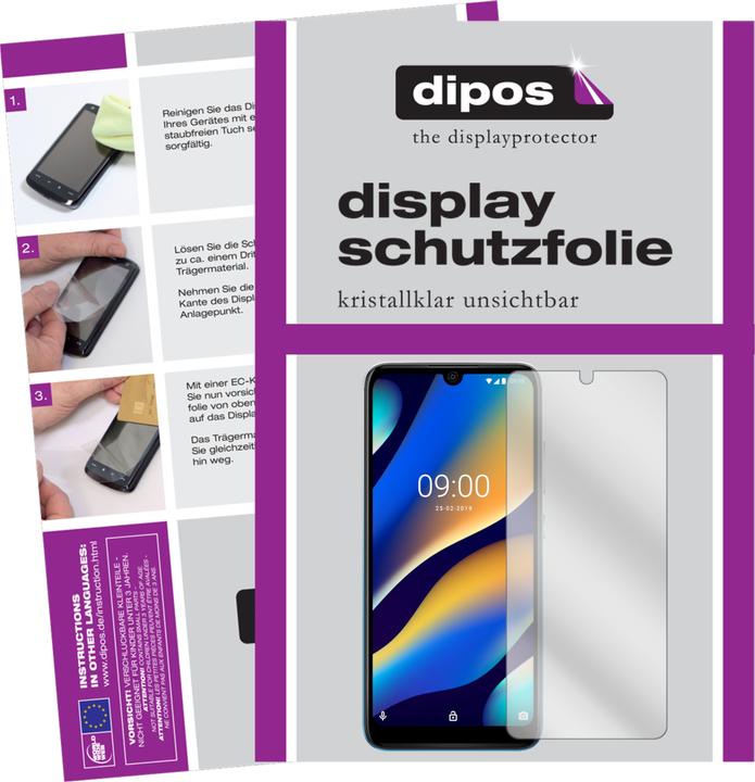 dipos I 2X Pellicola Protettiva Compatibile con Wiko Wim Le Pellicola