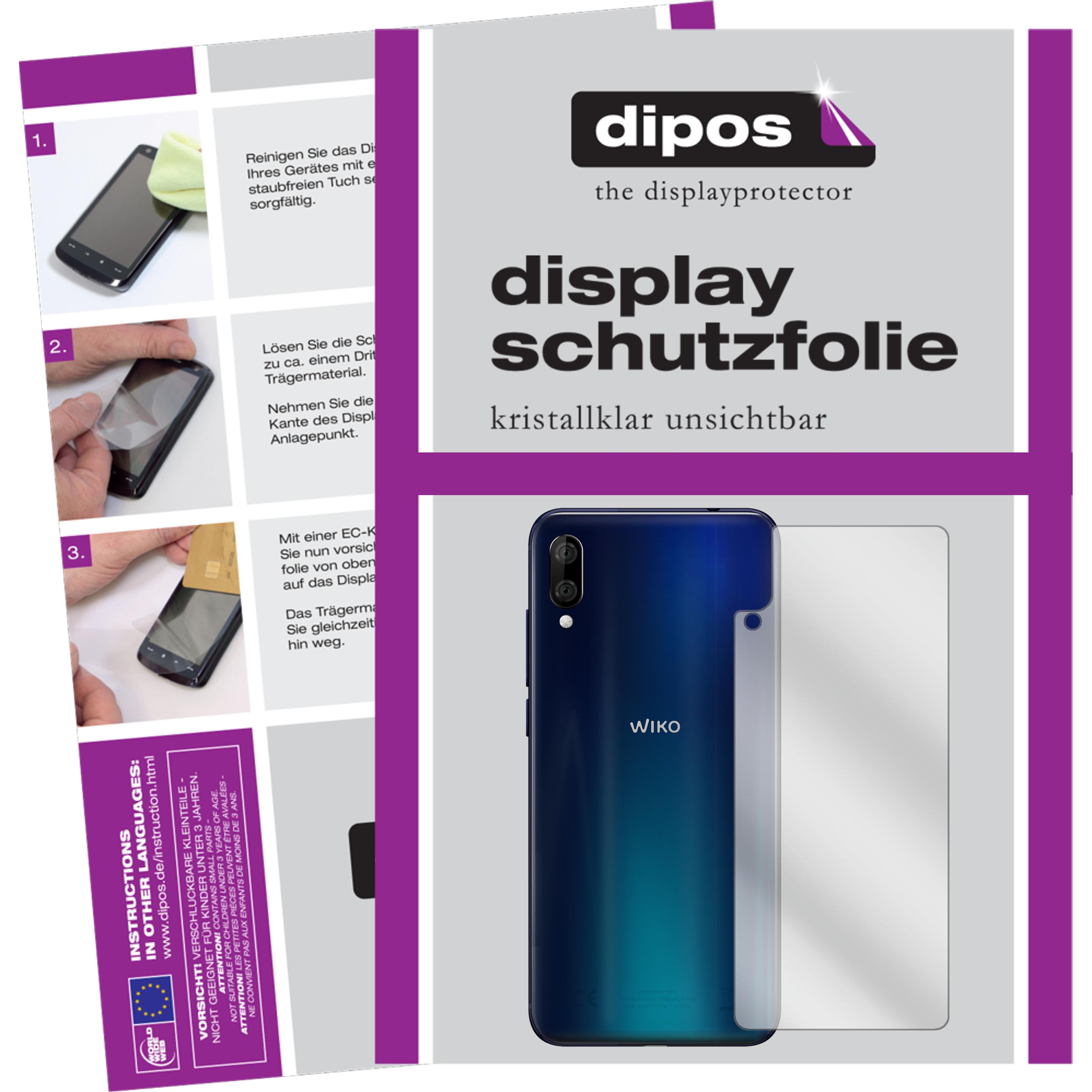 Dipos Displayschutzfolie Crystalclear (5 Stück, Wiko View 3 Lite), Smartphone Schutzfolie, Transparent