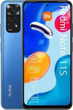 Actual product image Xiaomi Redmi Note 11s (64 GB, Twilight Blue, 6.43", Dual SIM, 108 Mpx, 4G)