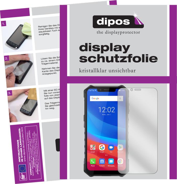 Actual product image Dipos Screen Protector Crystalclear (2 pcs., Ulefone Armor 6E)