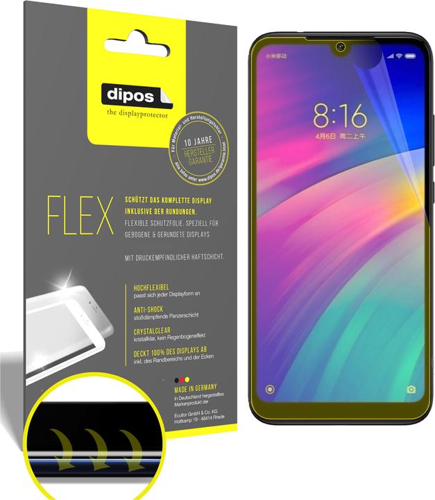 Actual product image Dipos Screen Protector Full-Cover 3D (3 pcs., Xiaomi Redmi 7)