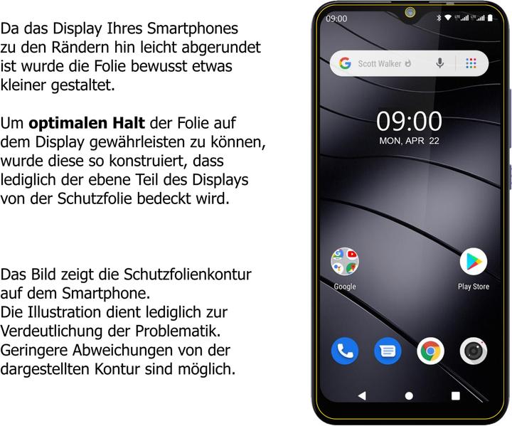 Actual product image Dipos Screen Protector Crystalclear (6 pcs., GS110)