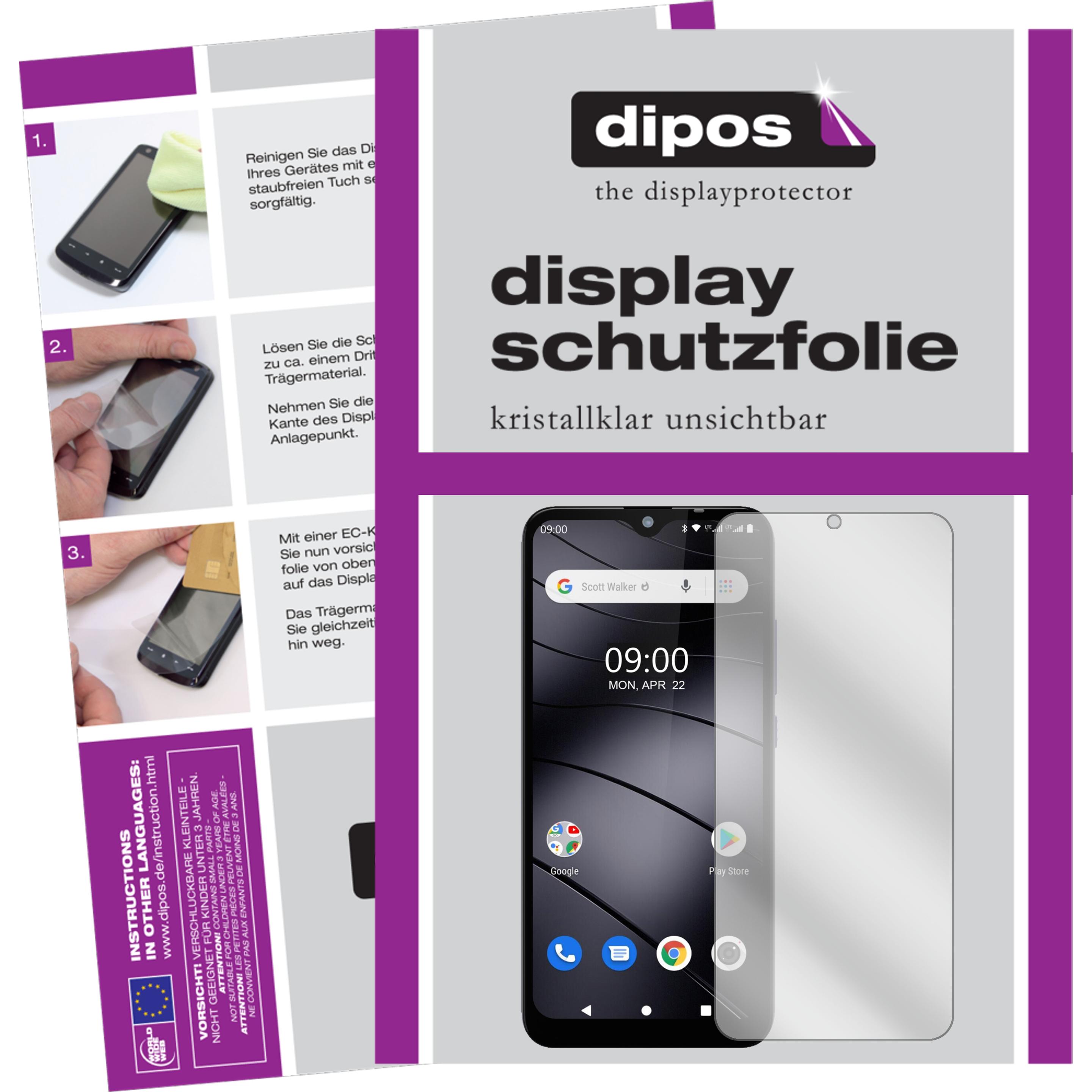 Dipos Displayschutzfolie Crystalclear (5 Stück, Gigaset GS110), Smartphone Schutzfolie, Transparent