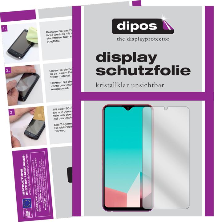 Actual product image Dipos Screen Protector Crystalclear (2 pcs., Vivo Y91 C)