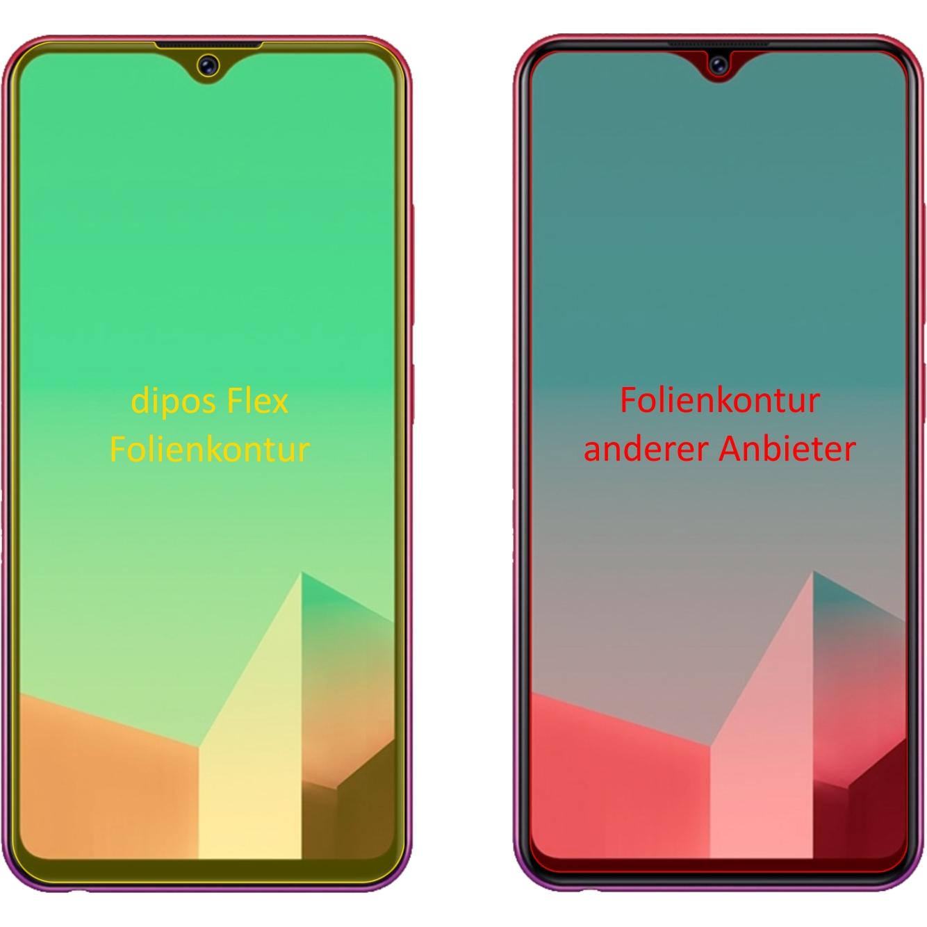 Thumbnail - Dipos Displayschutzfolie Full-Cover 3D (3 Stück, Vivo U1), Smartphone Schutzfolie, Transparent