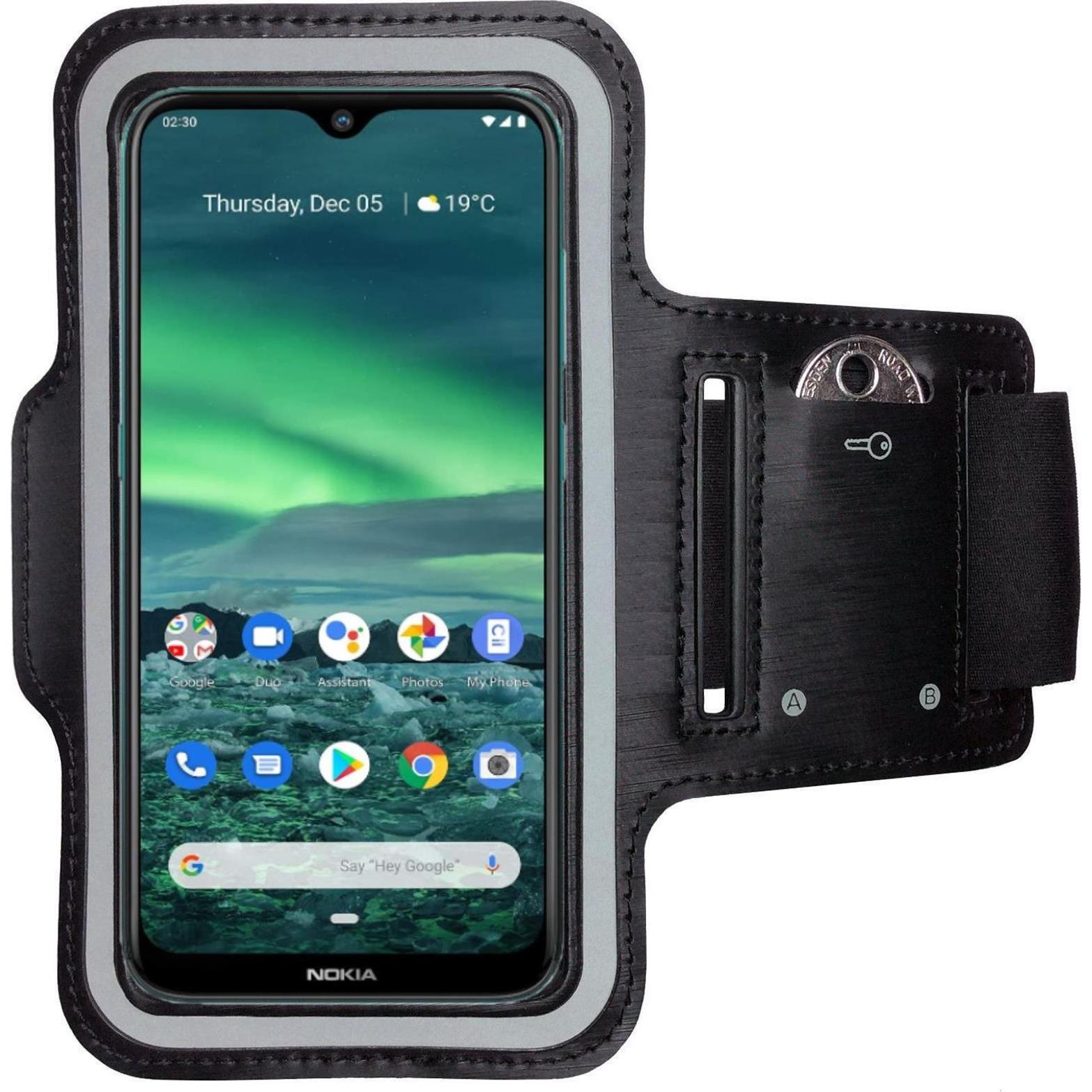 CoverKingz Sportarmband für Nokia 2.3, Smartphone Sportarmband, Schwarz