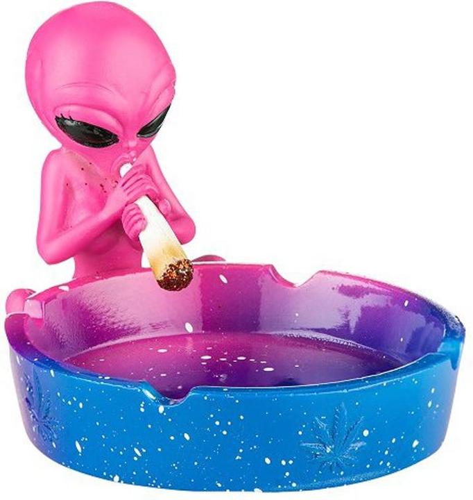 Image du produit Ashtray Alien Blue Pink 12.5cm