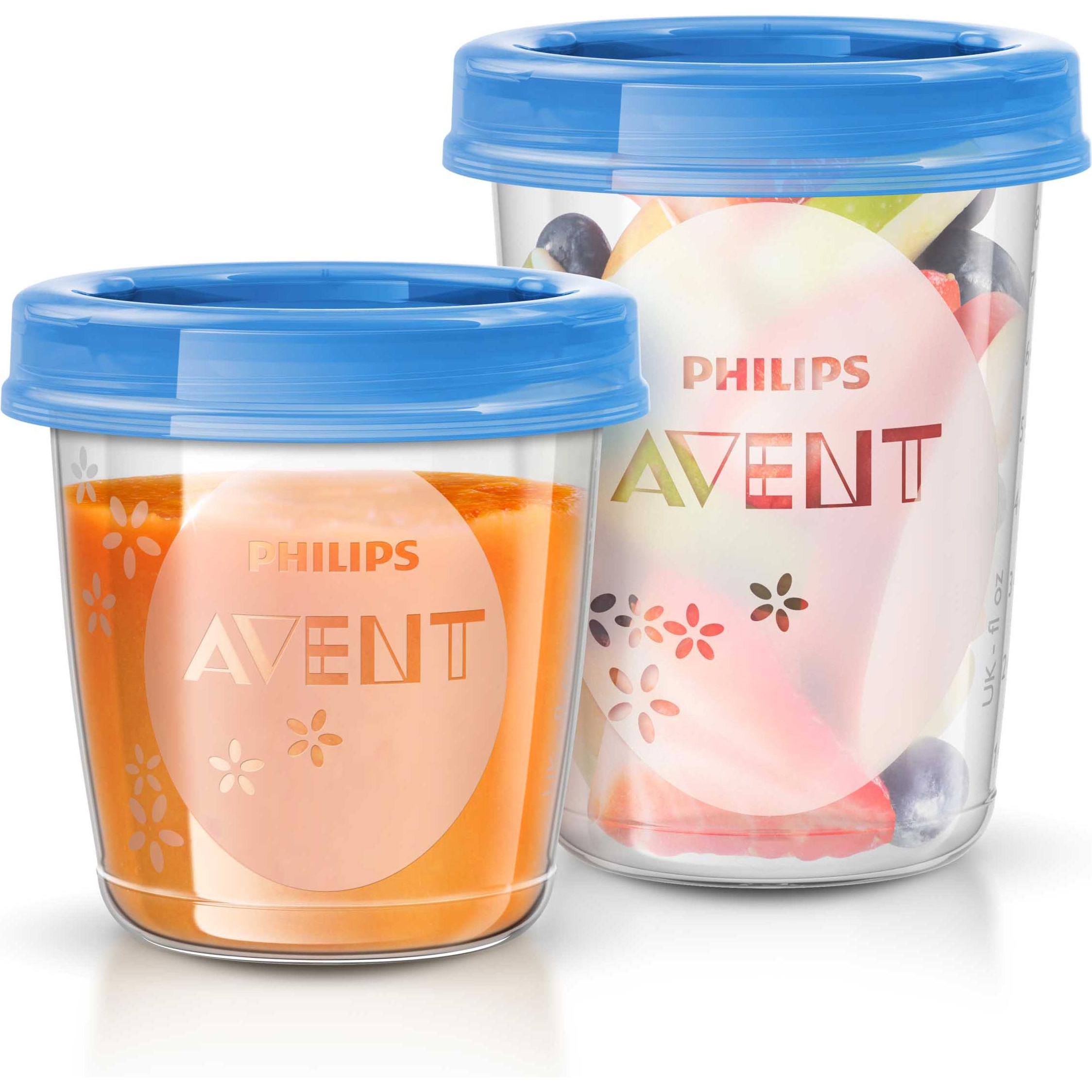 Philips Avent Blau/Transparent Babynahrungsbehälter, Aufbewahrungssystem Für Babynahrung