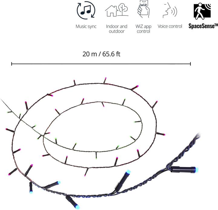 Image du produit WiZ Fairy Light Color Outdoor (20 m)