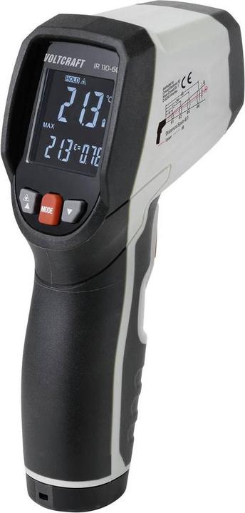 Voltcraft IR 110-6C Thermomètre infrarouge de précision Optique 6:1 0 - 110 °C
