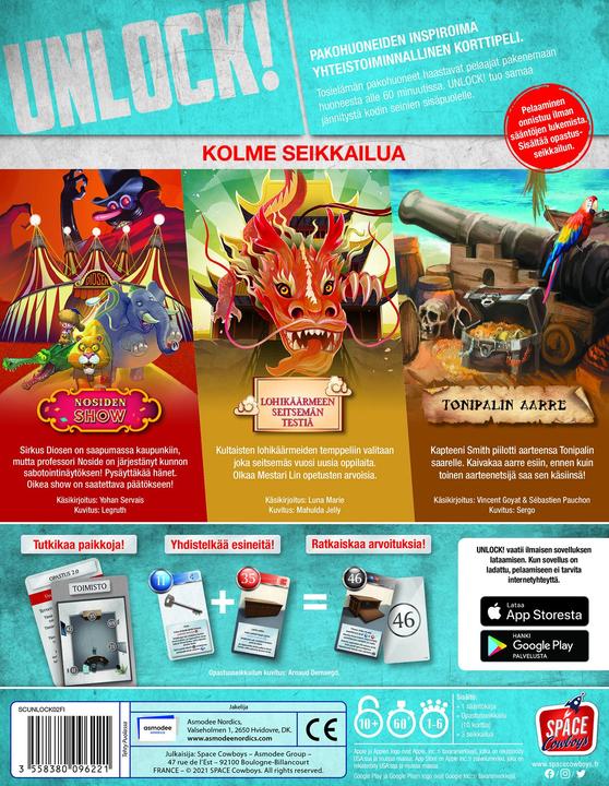 Actual product image Enigma Unlock!-pakohuonepeli, suomenkielinen (Finnish)