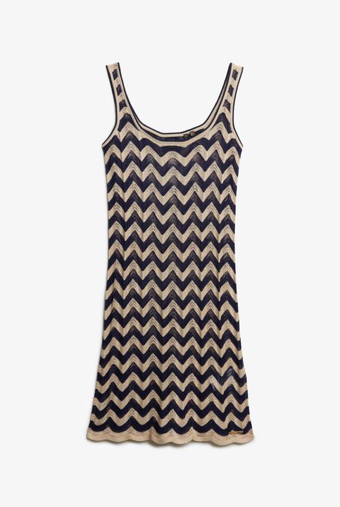 Produktbild Superdry Mini-Strickkleid mit Zickzackmuster (L)