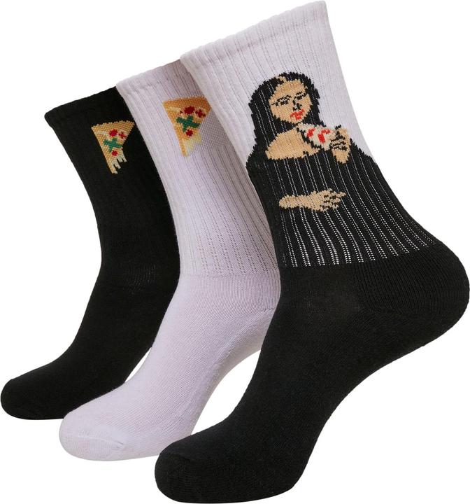 Immagine prodotto Mister Tee Arti Pizza Sport Calzini 3-Pack (confezione da 3, 35 - 38)