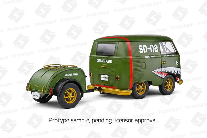 Produktbild Solido 1:18 Kool Kombi 1950 grau
